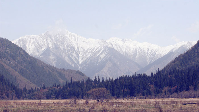 四川七藏沟粗犷悠远的风景高清图片桌面壁纸