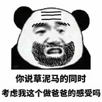 熊猫头关爱儿子的爸爸搞笑微信QQ表情包图片