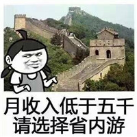 搞笑表情包之国庆旅游指南微信QQ表情包图片