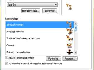 尾巴娃娃游鼠标指针-Tails Doll cursors