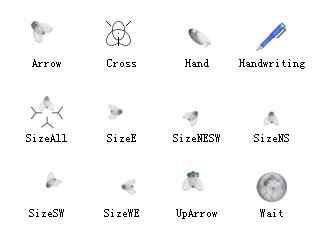 苍蝇鼠标指针
