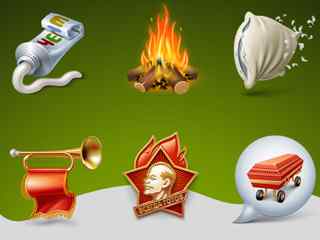 精彩3D秀图标-Pioneer Camp Icons