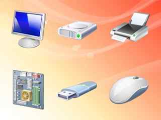 电脑组件图标-Computer Hardware Icons