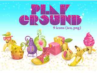 水果派对图标-PLAYGROUND ICON PACK