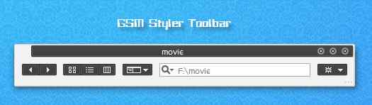 黑色个性stylertool-GSM Styler Toolbar