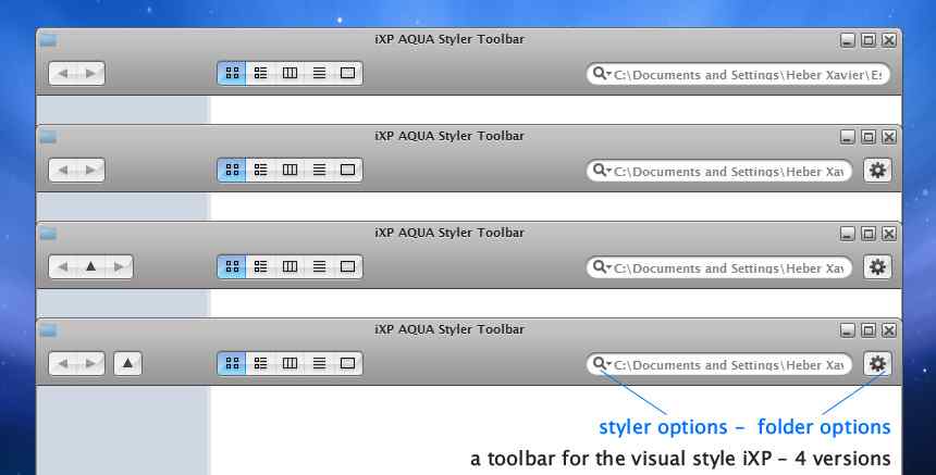 苹果stylertool-iXP AQUA Styler Toolbar