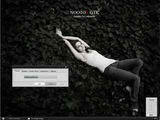 时尚黑白VS主题-NOOTOR nooto GTK for XP