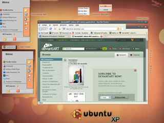 灰色暗调主题-Ubunto XP v1.0 RC1