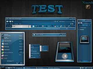 复古蓝精美主题-Test
