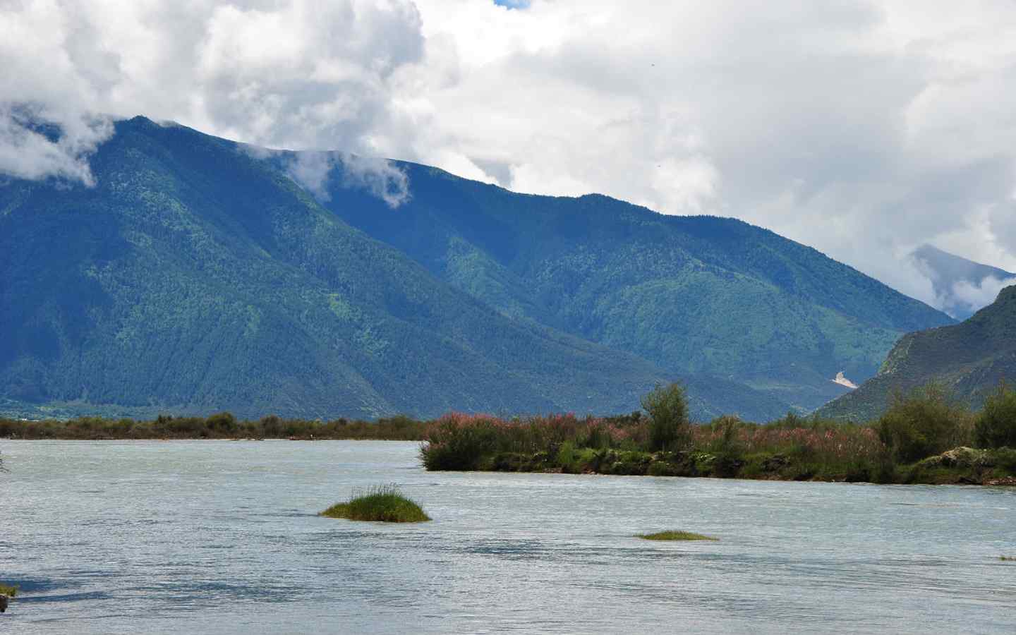 西藏山水桌面壁纸