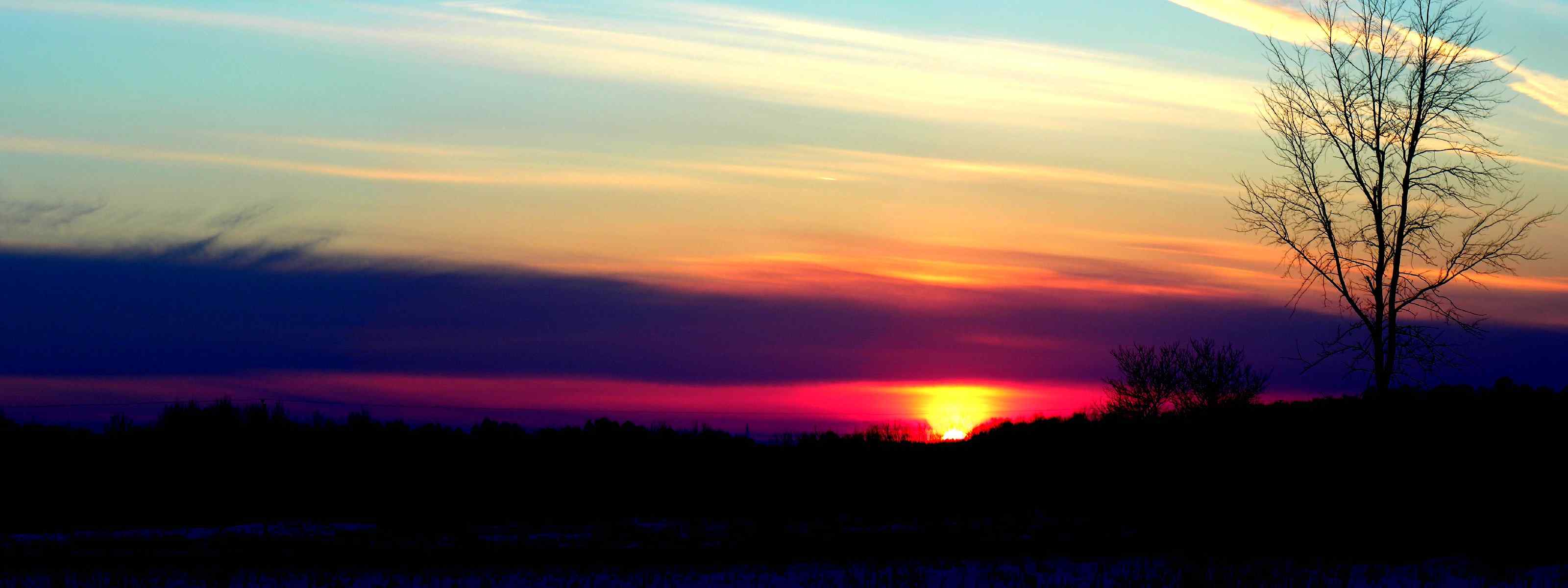 唯美日落夕阳高清风景电脑桌面壁纸