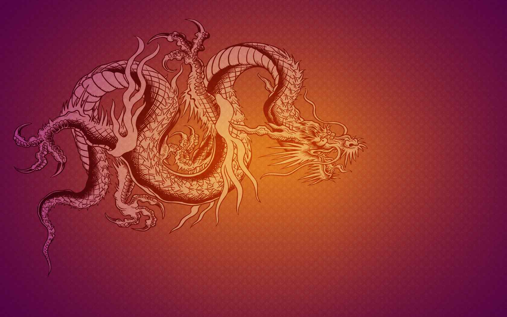 龙精美插画壁纸