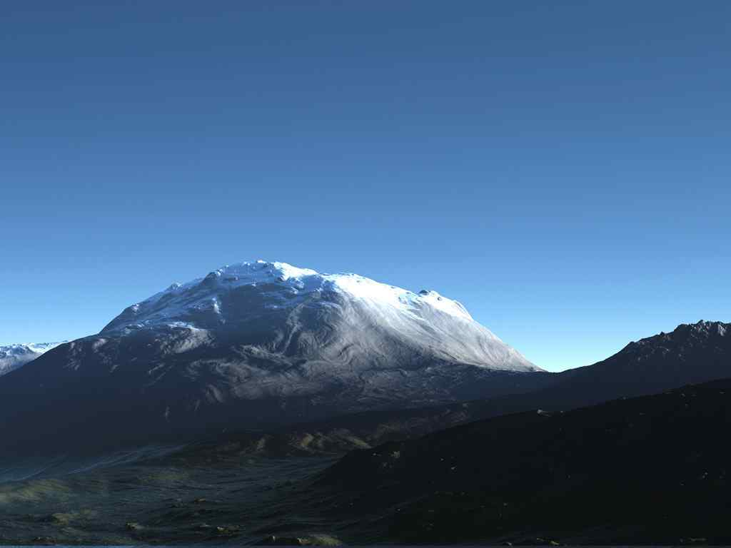 壮丽雪山风景壁纸-Snowy Mountains