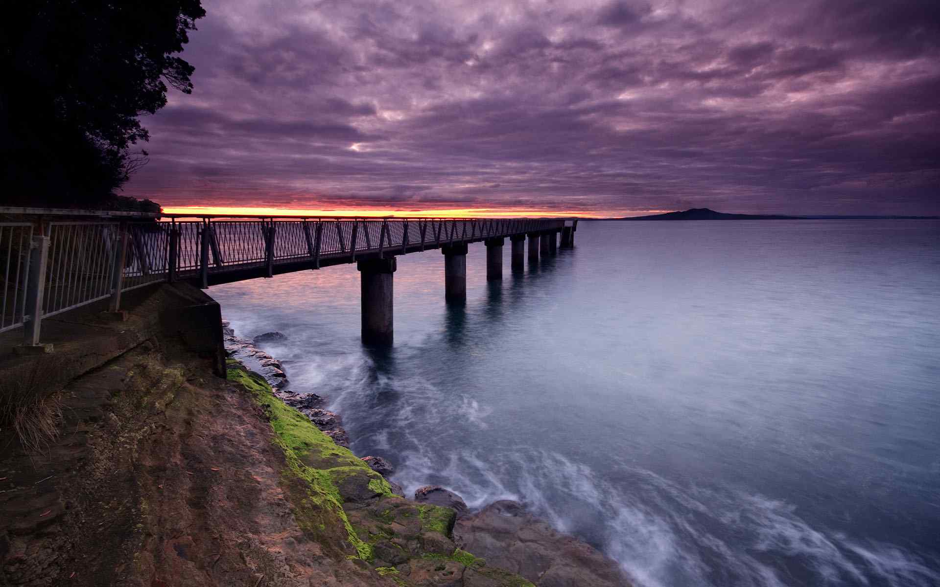 海上日出风景壁纸