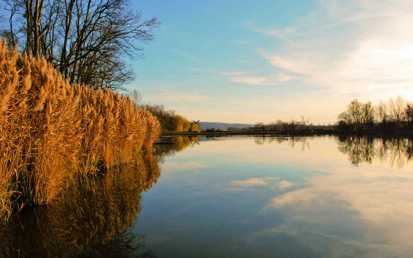 湖畔风景壁纸