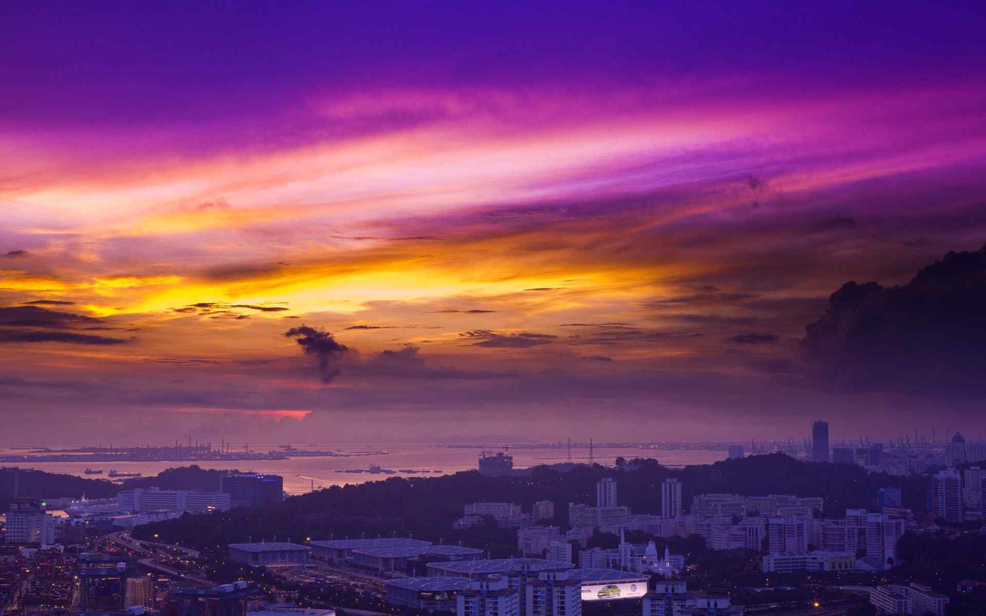 晚霞风景壁纸