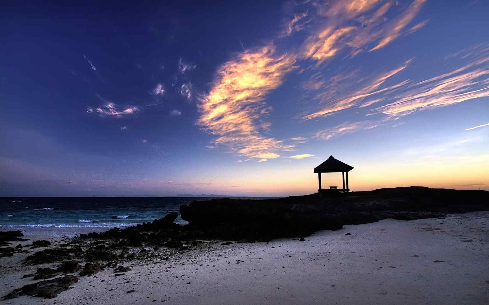 唯美黄昏风景壁纸