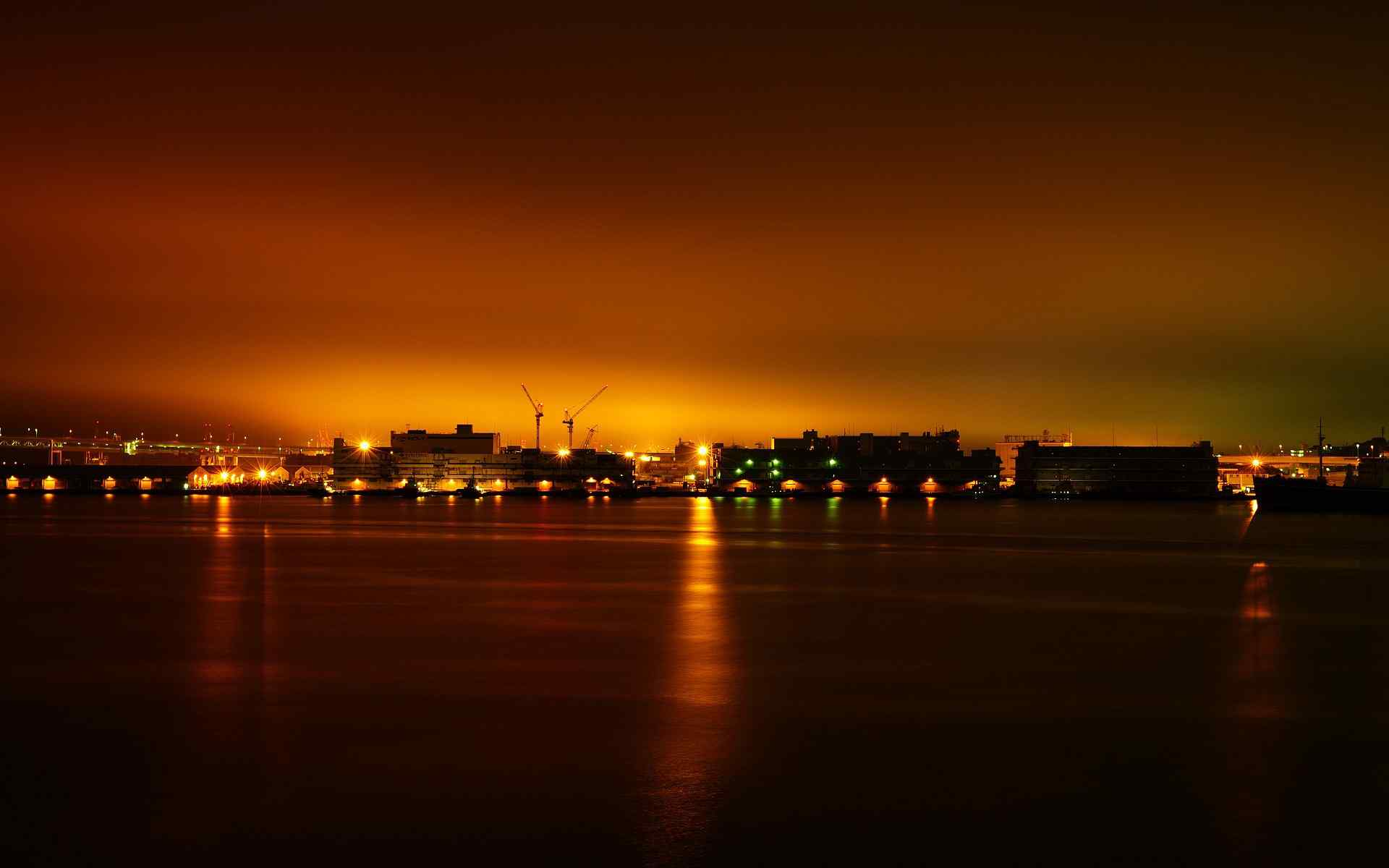 日本横滨夜景摄影壁纸