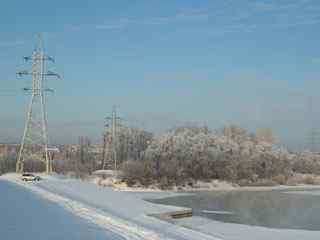 塞外雪地壁纸