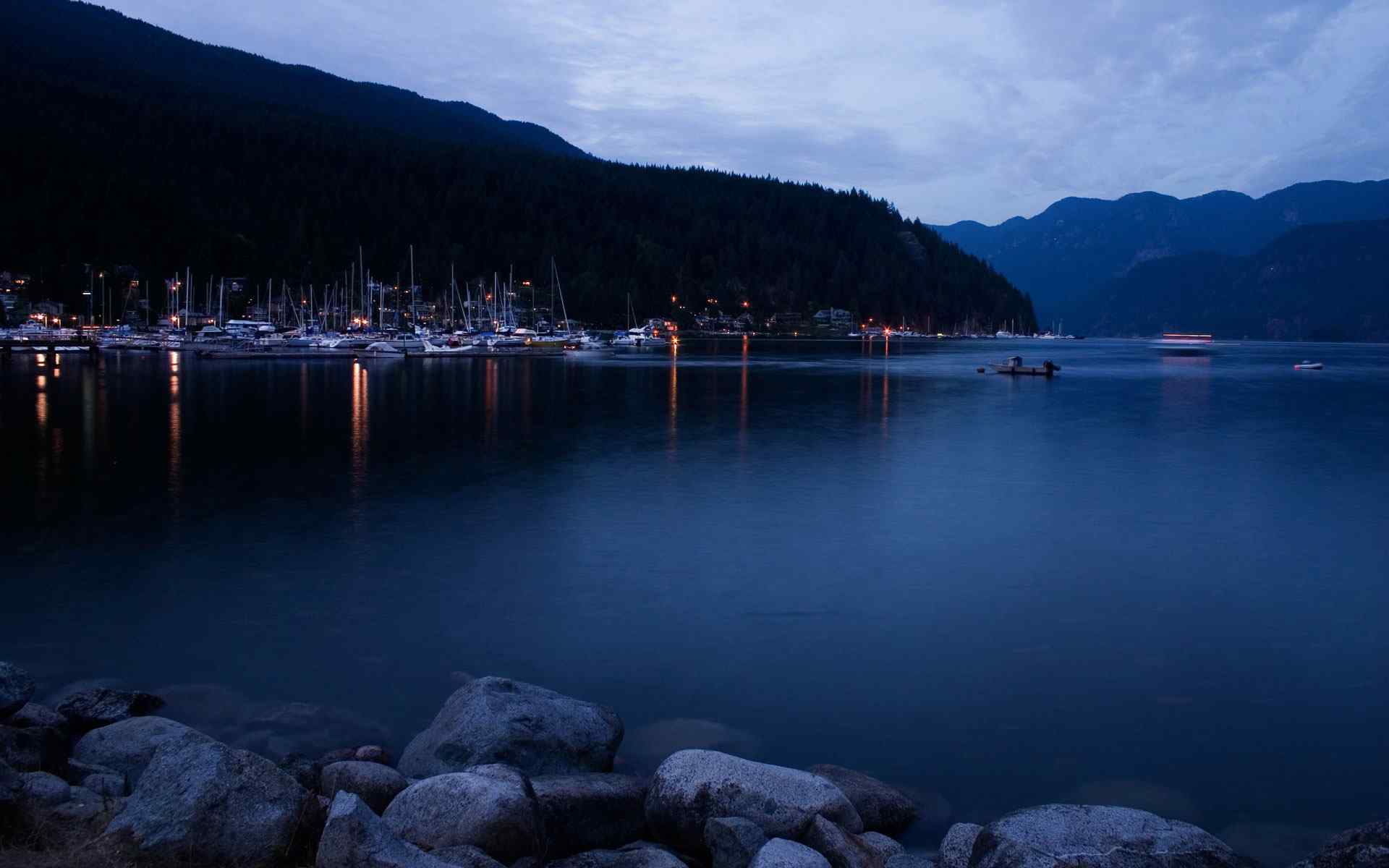 暮色山河风景壁纸