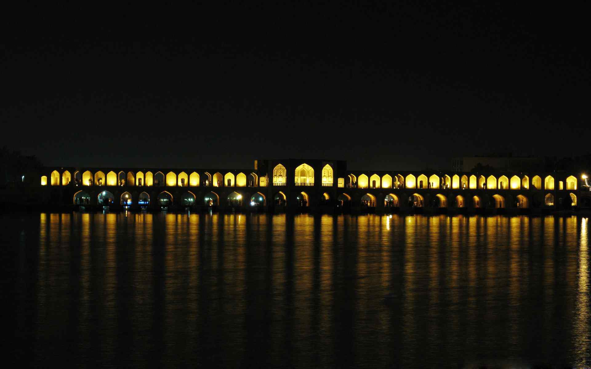 海上夜色风景壁纸