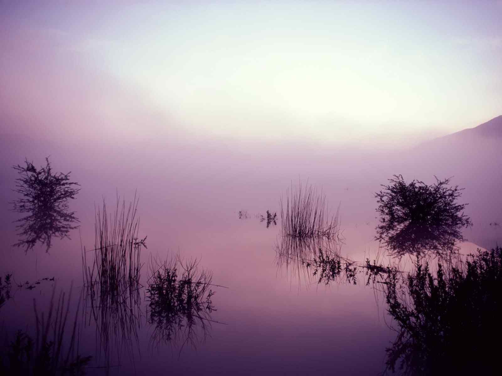 迷雾山河风景壁纸