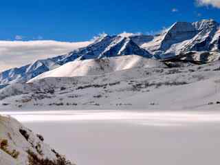 山野雪景摄影壁纸