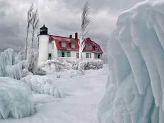 冰山雪地风景壁纸