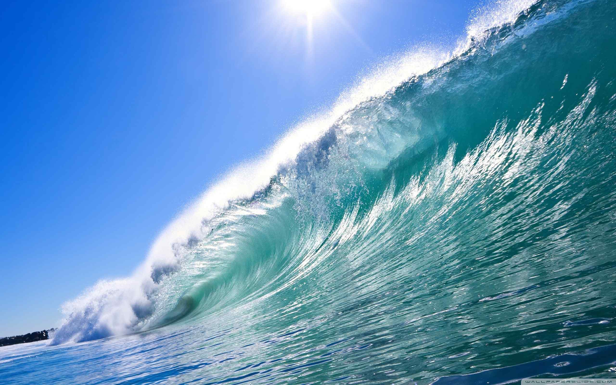 海上浪花风景壁纸