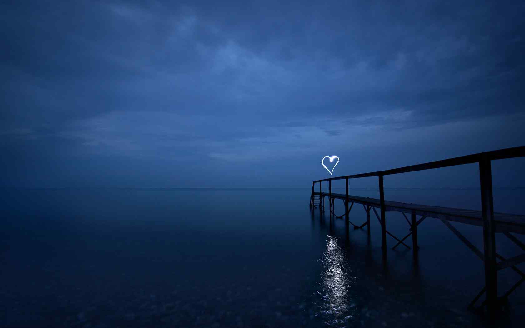 海景心光桌面壁纸