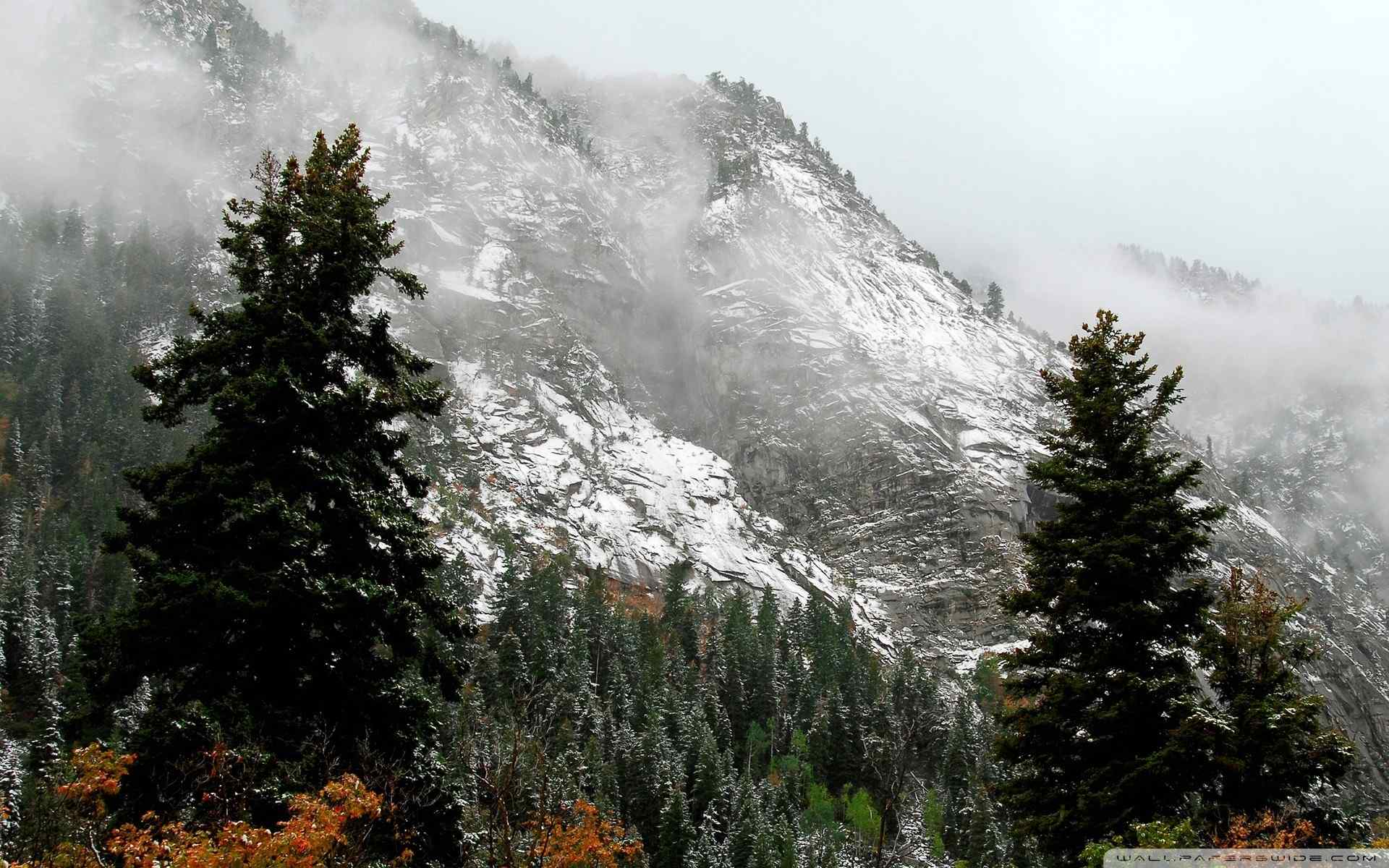 云雾雪山风景壁纸