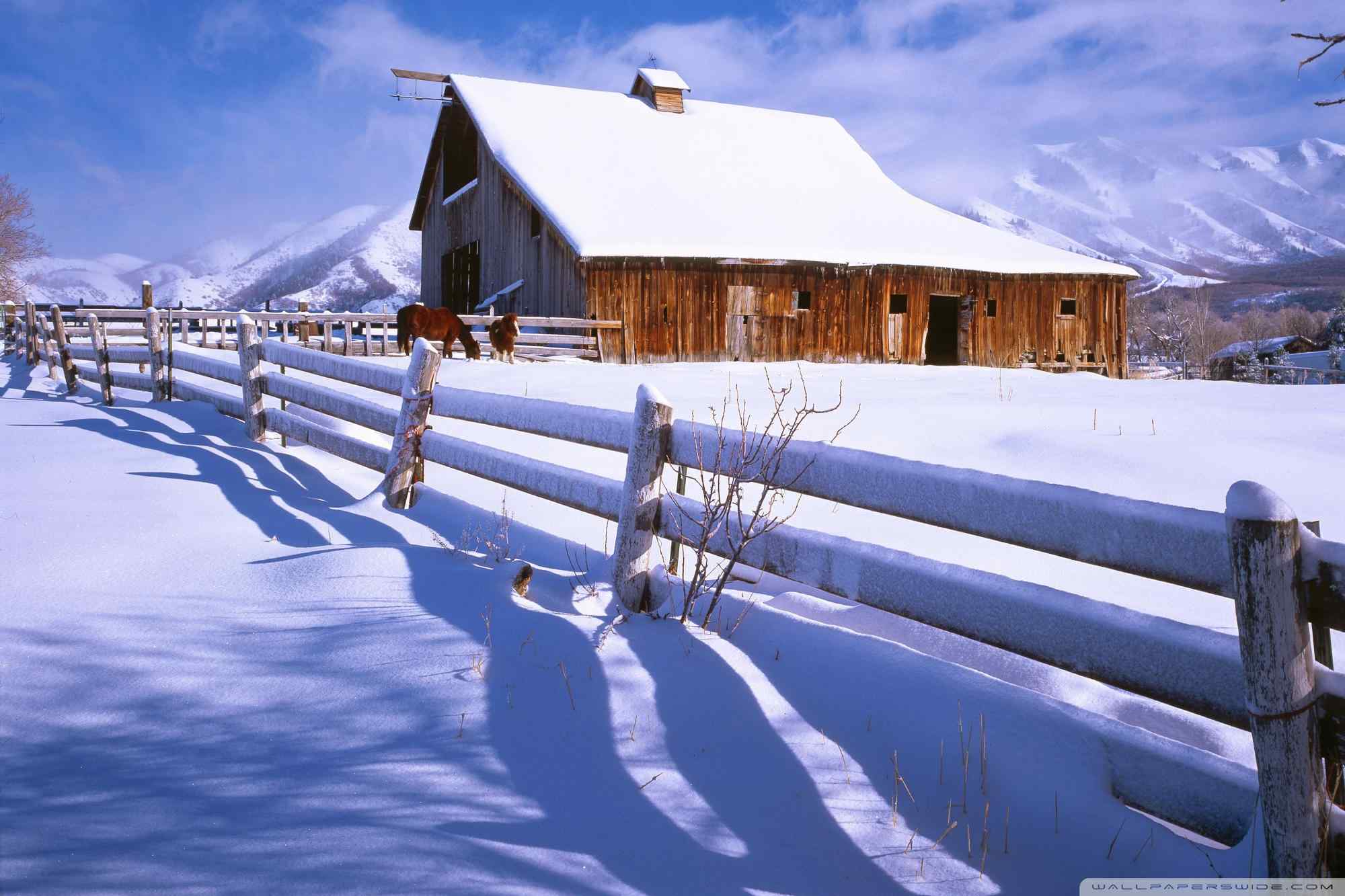 精选滑雪场雪景壁纸