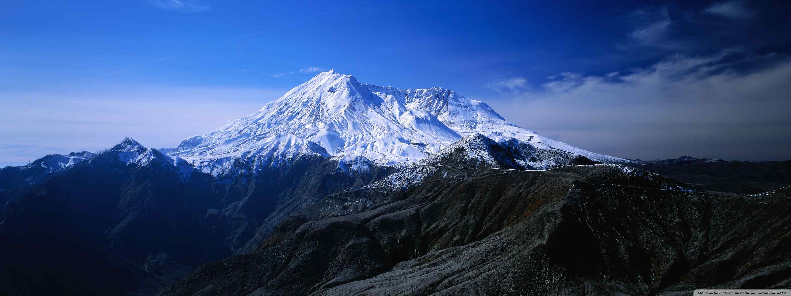 远古雪山摄影壁纸