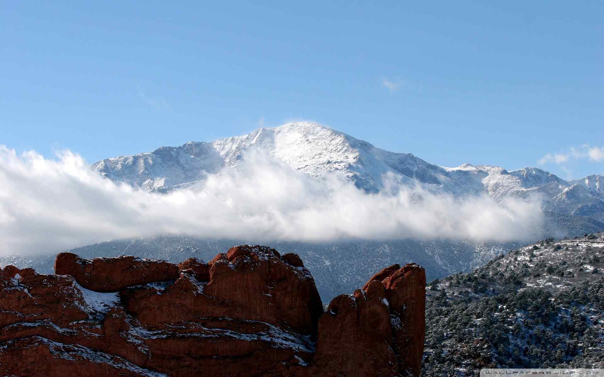 冬季雪山摄影壁纸