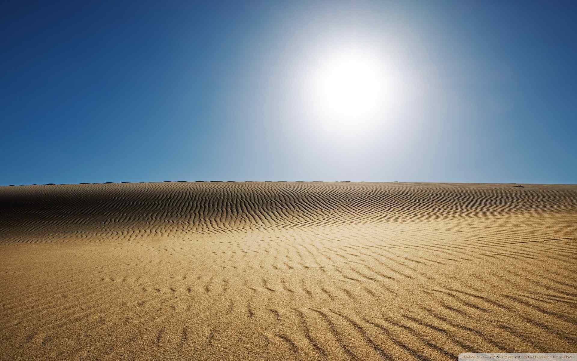 广阔沙漠风景壁纸